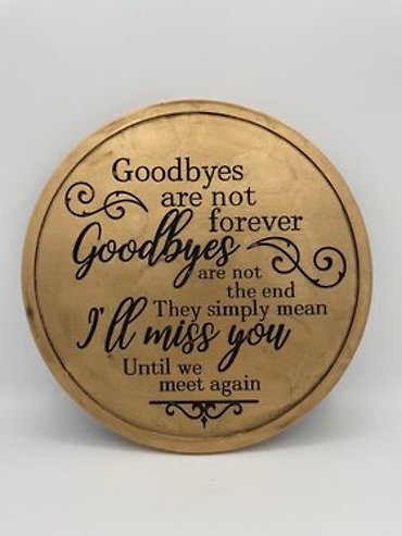 goodbyes Stepping Stone