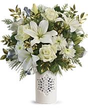 Teleflora\'s White Snowflake Bouquet