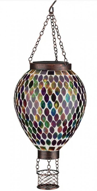 Diamond Hot air Balloon solar powered