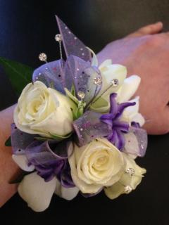 Corsage in Shades of lavender