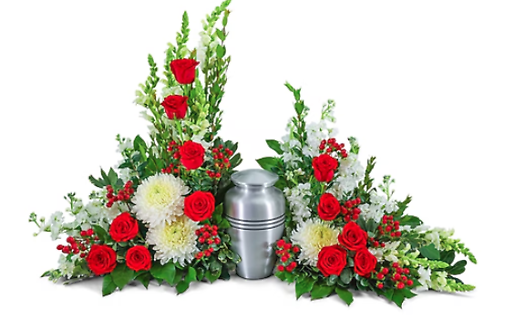 Serene Sanctuary Surround Urn Bouquet