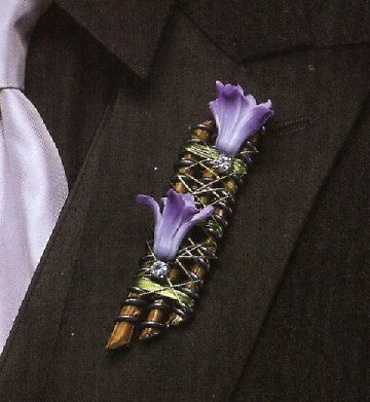 Purple Haze Boutonniere
