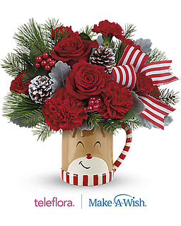 Teleflora\'s Send A Hug Reindeer Wish Bouquet