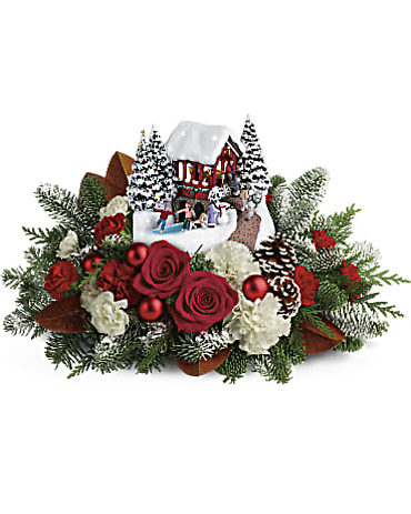 Thomas Kinkade\' Snowfall Dreams Bouquet