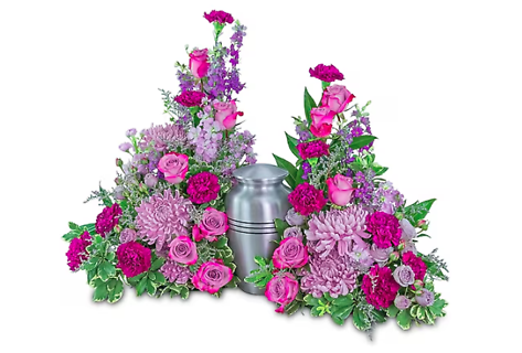 Gracefully Majestic Celebration Urn Bouquet