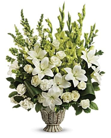 Teleflora,s CLouds of Heaven bouquet