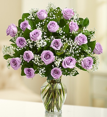 Rose Elegance  Premium Long Stem Purple Roses