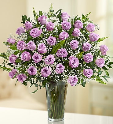 Ultimate Elegance   Long Stem Purple Roses