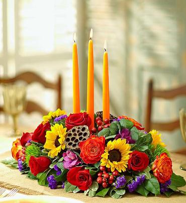 Garden of Grandeur&trade; for Fall Centerpiece