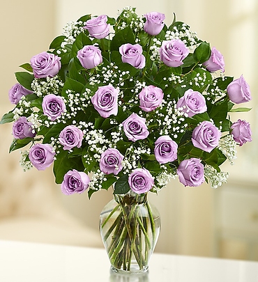 Ultimate Elegance   Long Stem Purple Roses